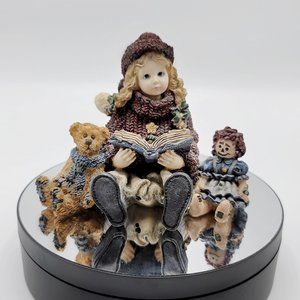 Yesterday's Child 3504 "Megan with Elliot & Annie" Figurine Dollstone Spec Ed 95